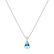 Diamond necklace with Topaz Whispers of Light1