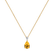 Diamond necklace with Citrine Whispers of Light2
