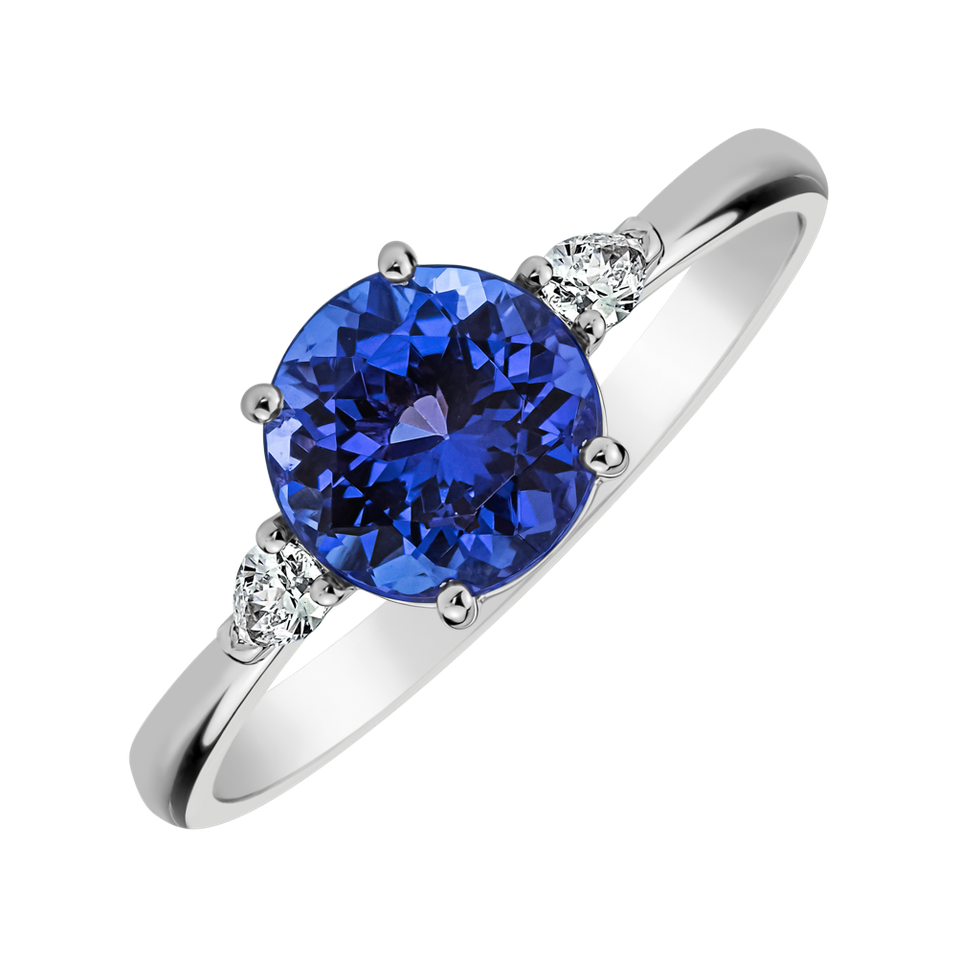 Diamond ring with Tanzanite Majestic
 Oasis