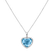 Diamond necklace with Topaz Valentina2