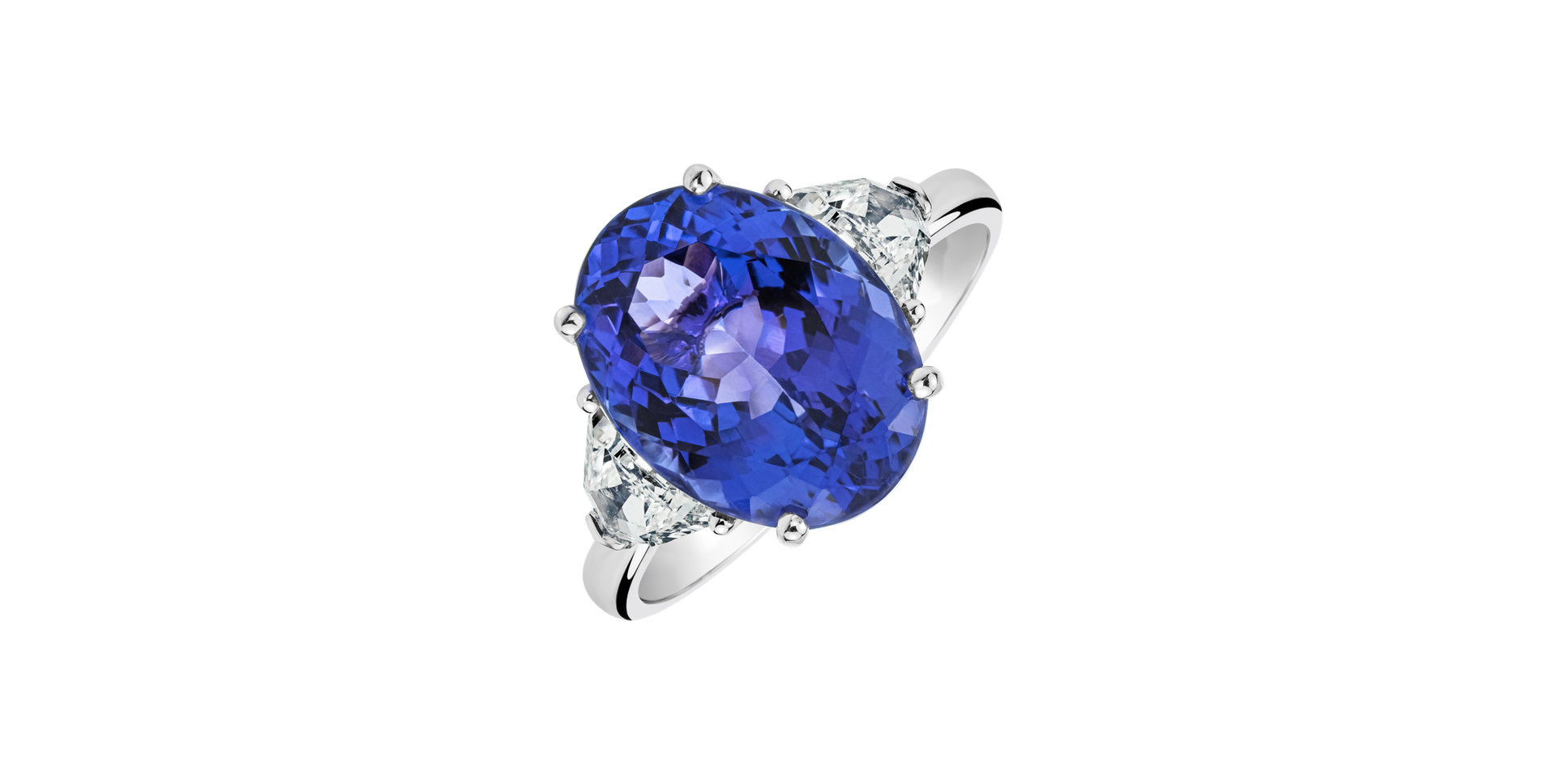 Diamond ring with Tanzanite Terry