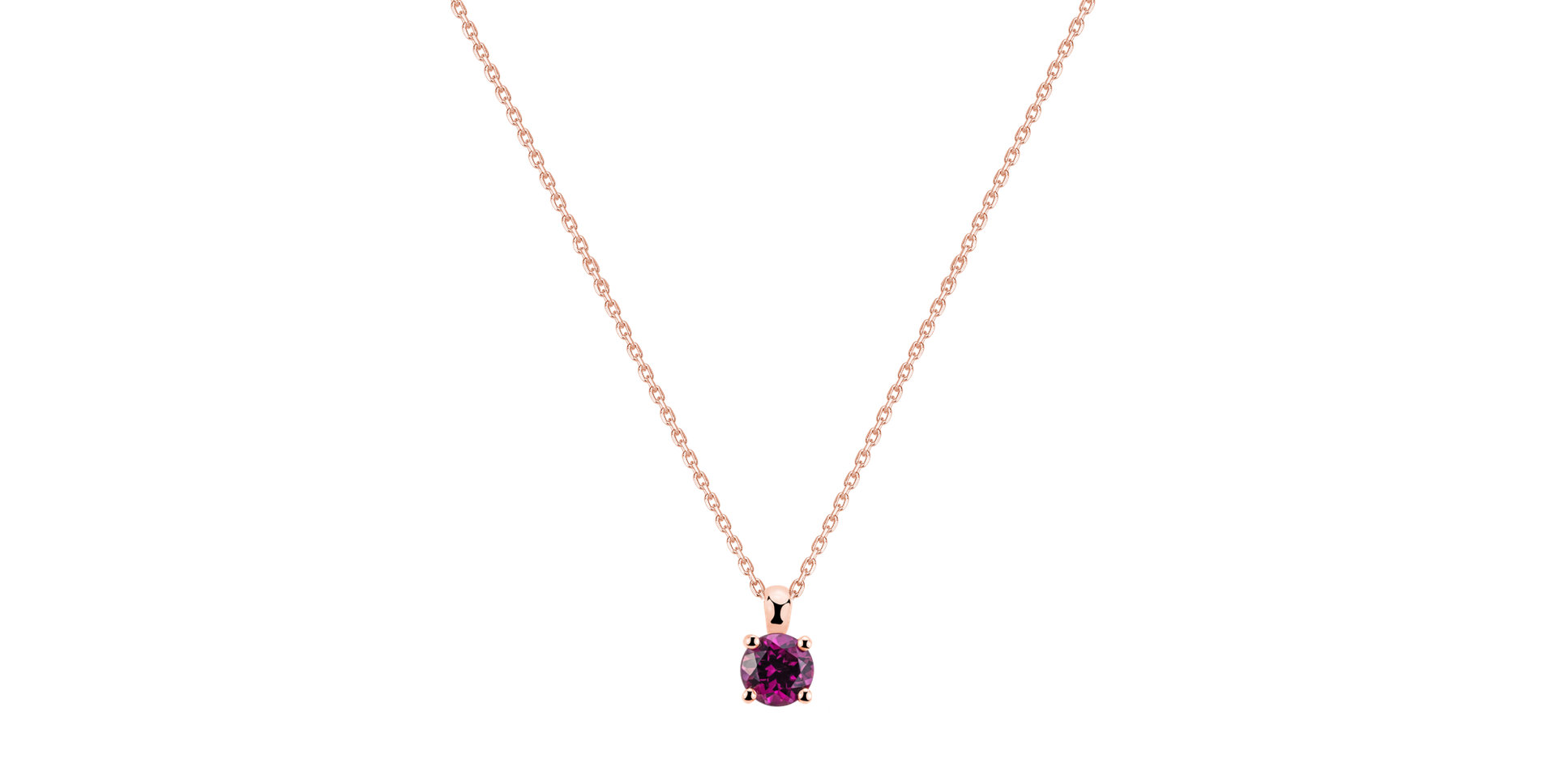 Necklace with Rhodolite Allen