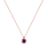 Necklace with Rhodolite Allen2