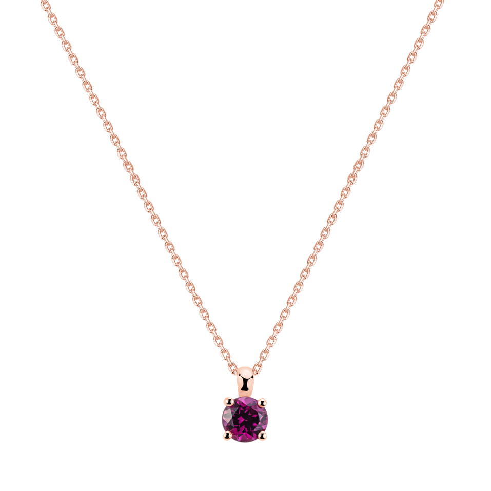 Necklace with Rhodolite Allen