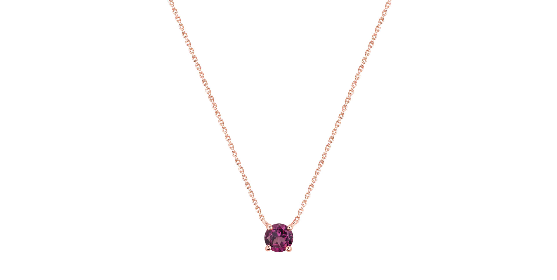 Necklace with Rhodolite Nerilla