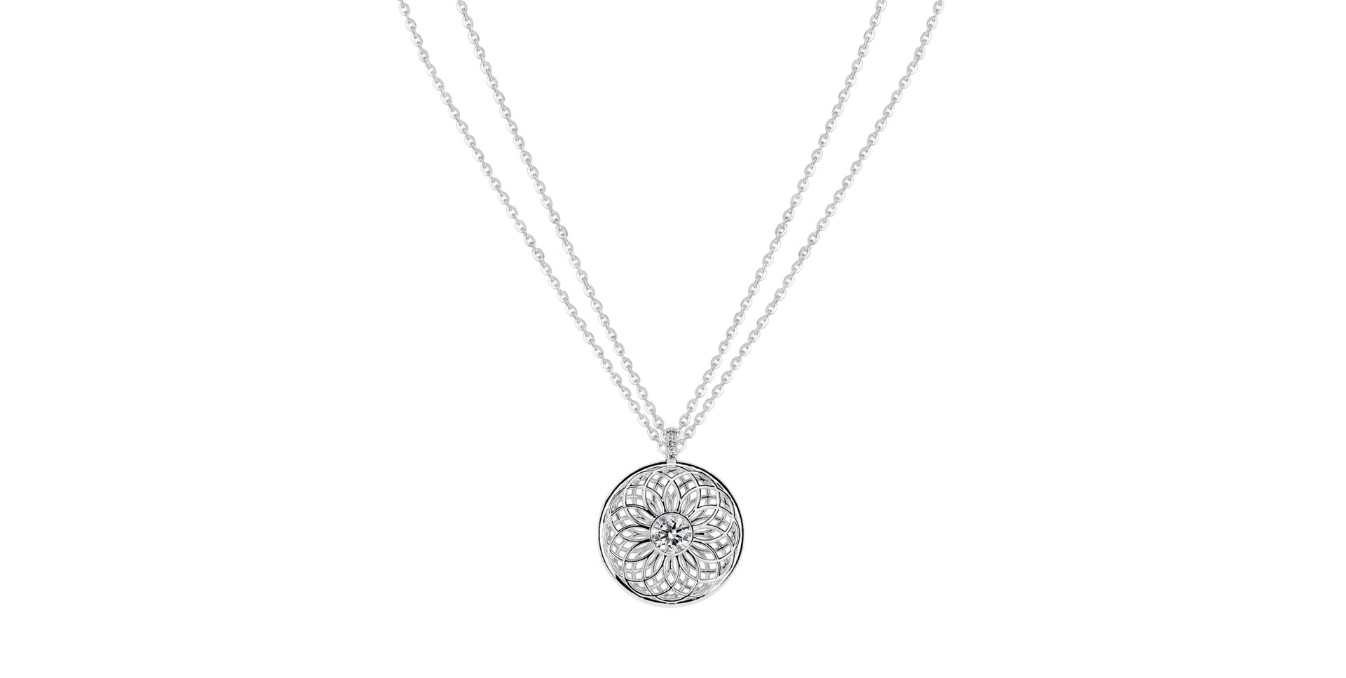 Diamond necklace Sphere of Light