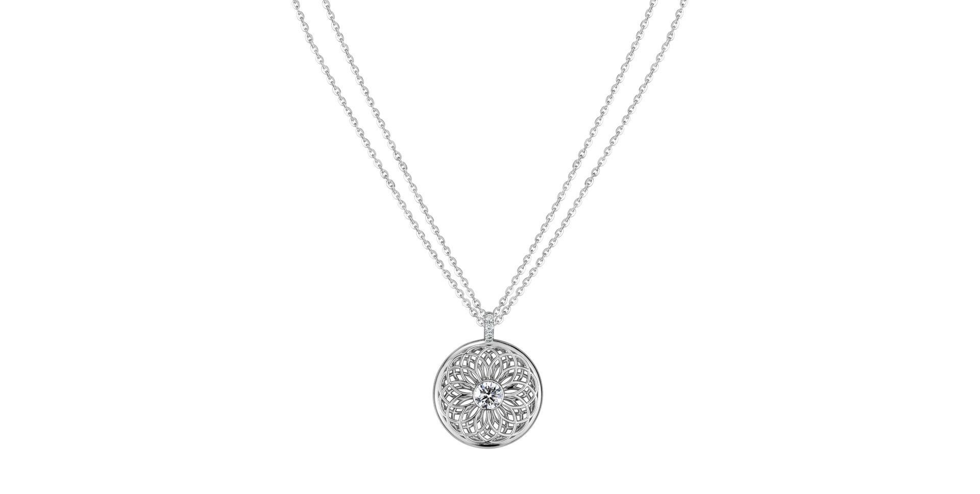 Diamond necklace Sphere of Light