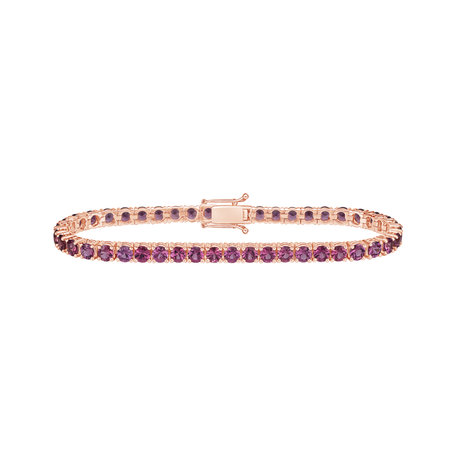 Bracelet with Rhodolite Infinite Glow