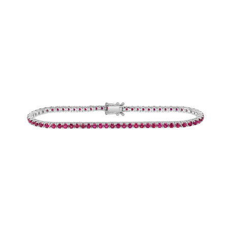 Bracelet with Rubies Infinite Glow