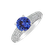Diamond ring with Tanzanite Margaretha2