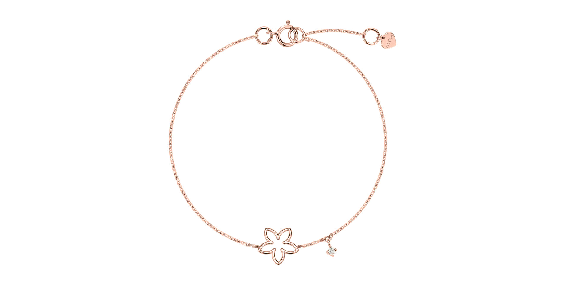 Diamond bracelet Flowery dream