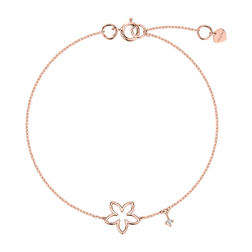 Diamond bracelet Flowery dream