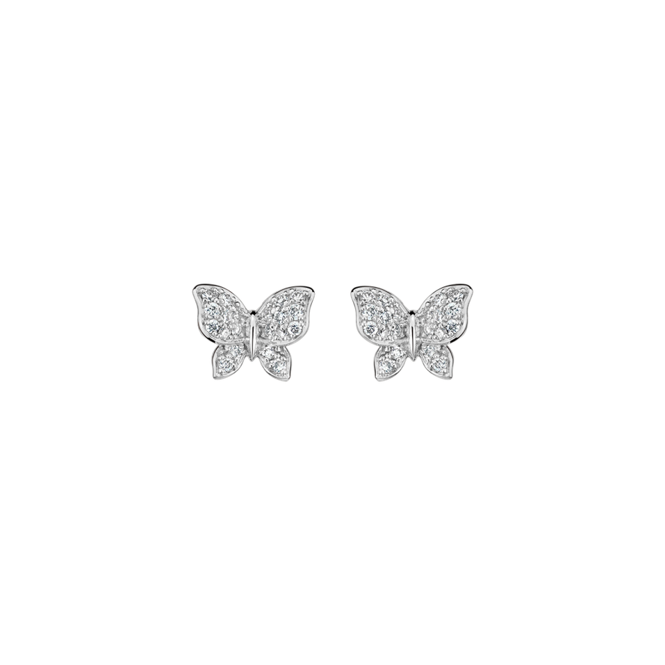 Diamond earrings Lucky Wings