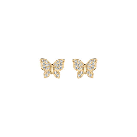 Diamond earrings Lucky Wings