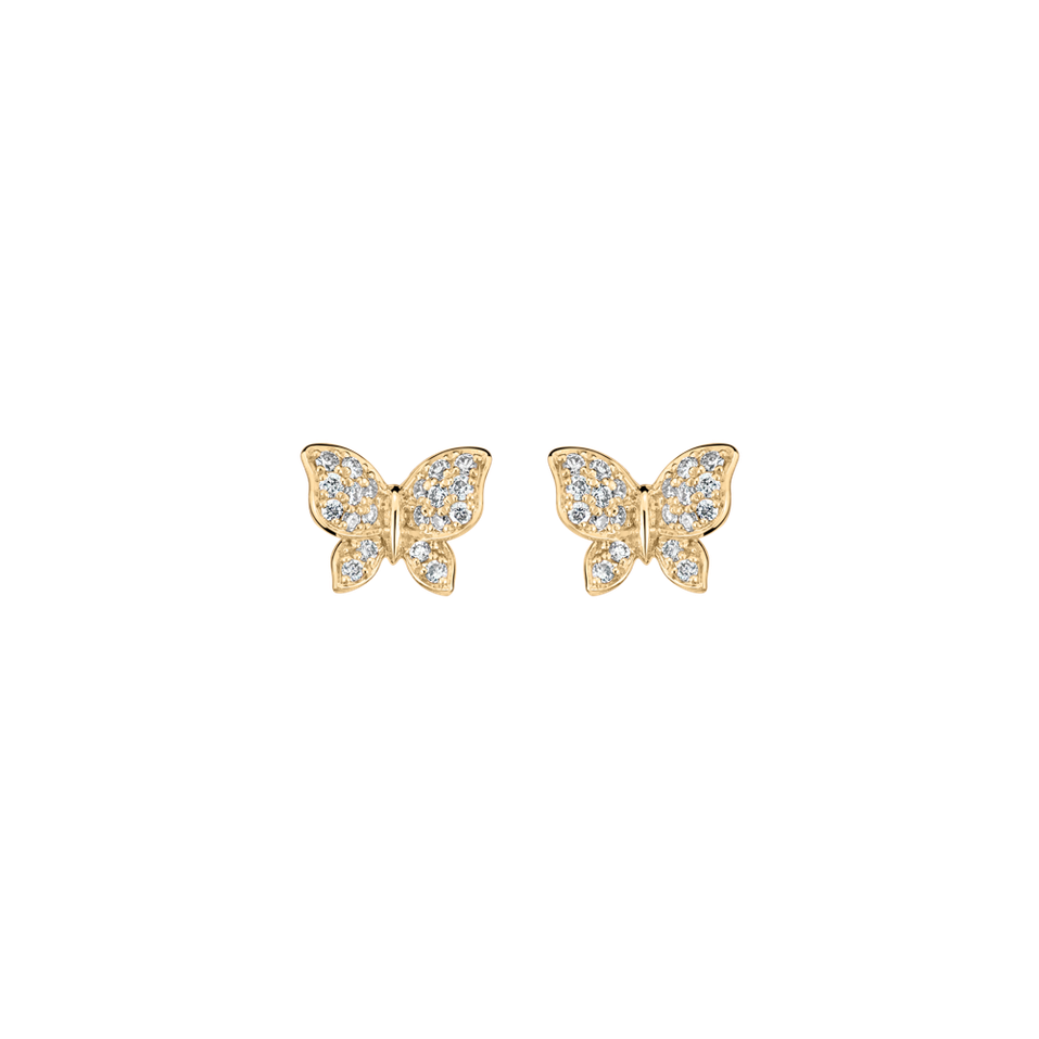 Diamond earrings Lucky Wings