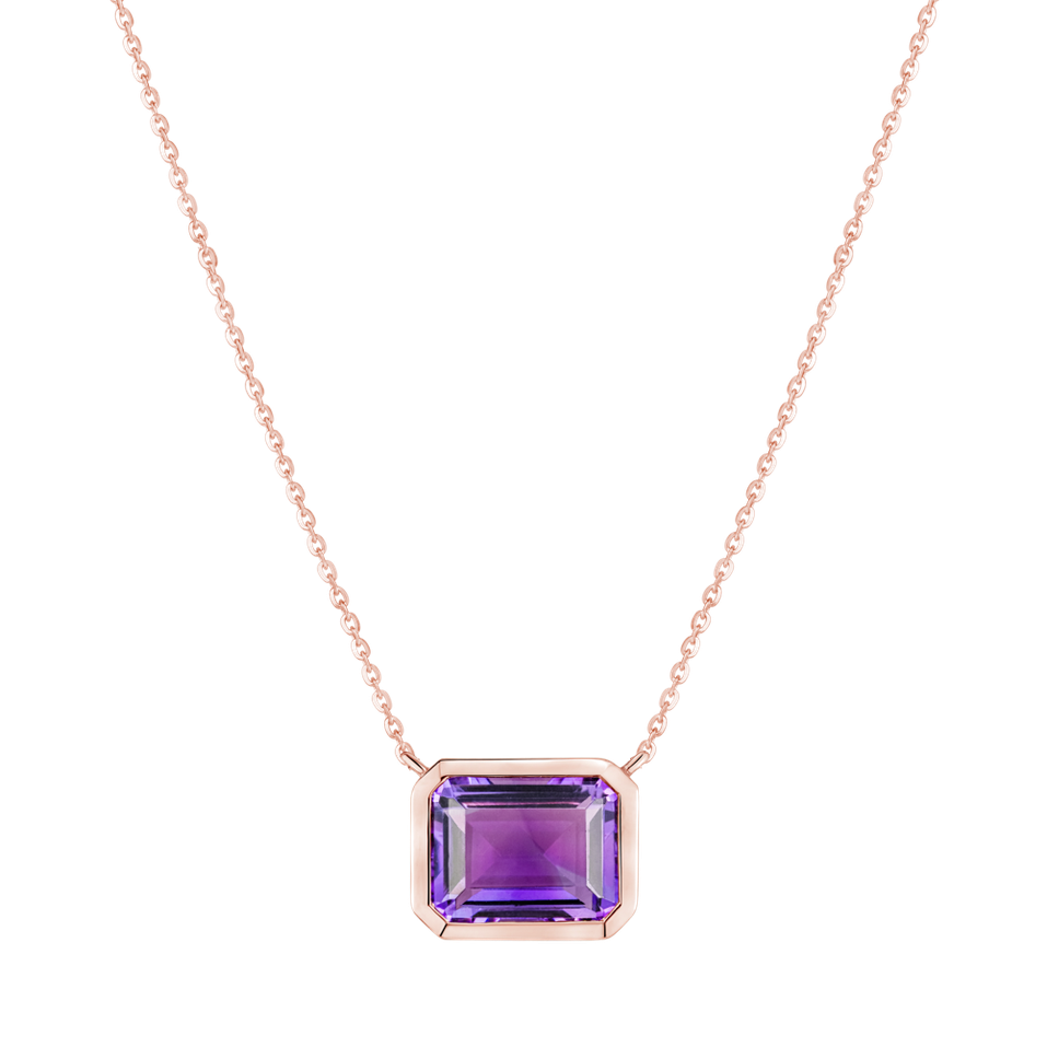 Necklace with Amethyst Aurum Breeze