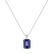Diamond necklace with Tanzanite Royal Cordelia1