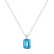 Diamond necklace with Topaz Royal Cordelia2