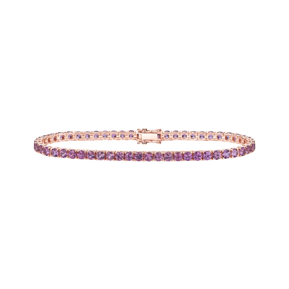 Bracelet with Garnet Infinite Glow