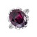 Diamond ring with Rhodolite Fire of Life2