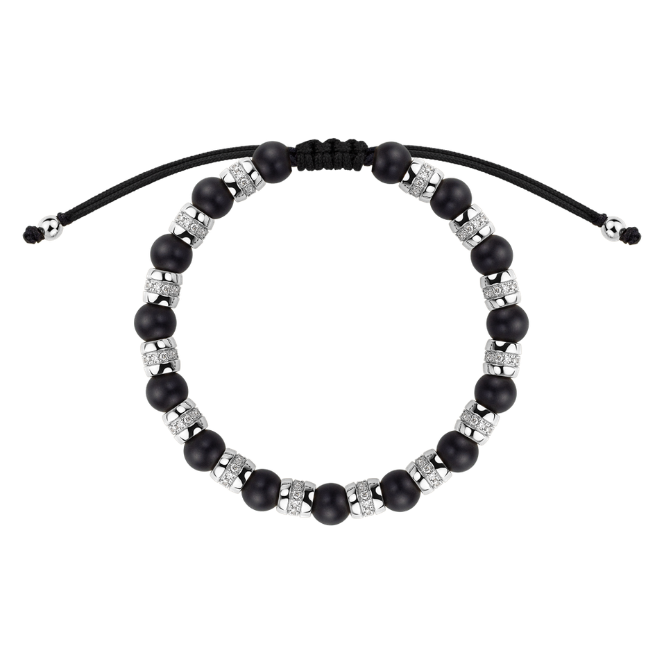 Diamond bracelet with Agates Noctrelia