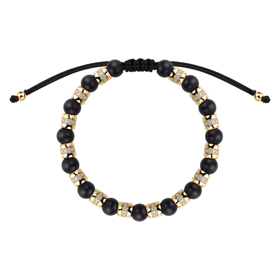 Diamond bracelet with Agates Noctrelia
