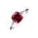 Diamond ring with Ruby Marigold2