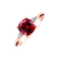 Diamond ring with Ruby Marigold2
