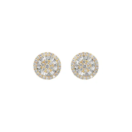 Diamond earrings Blinding Sun