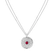 Diamond necklace with Ruby Sphere of Light2