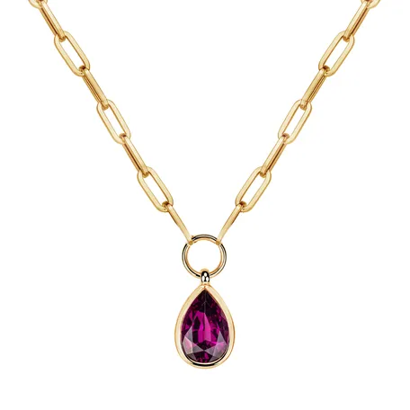 Necklace with Rhodolite Mrs.Vivienne