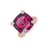 Diamond ring with Rhodolite Scarlet Mirage2