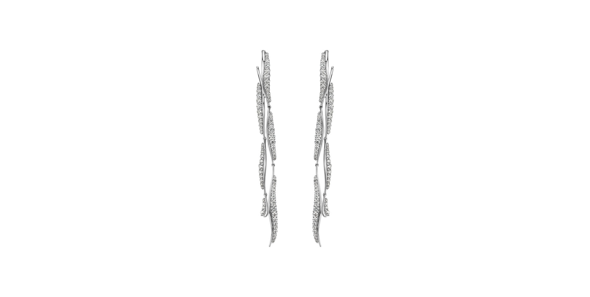 Diamond earrings Whispers of the Falls