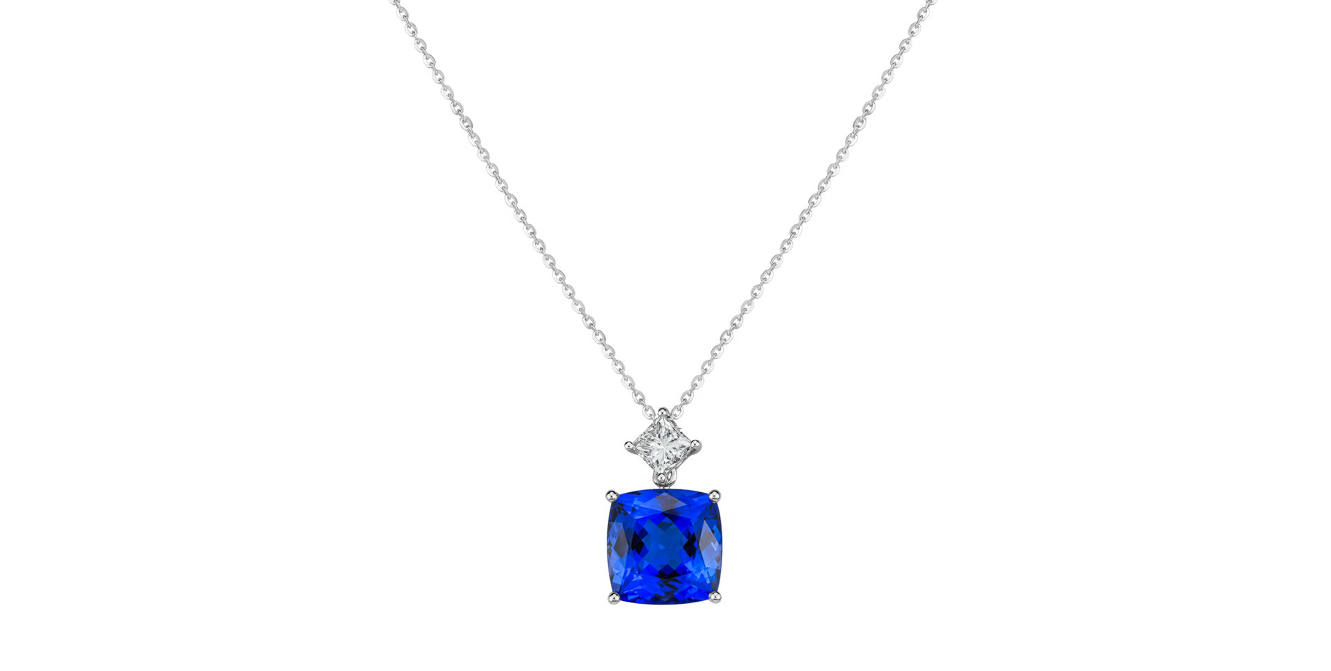 Diamond necklace with Tanzanite Orion Ash