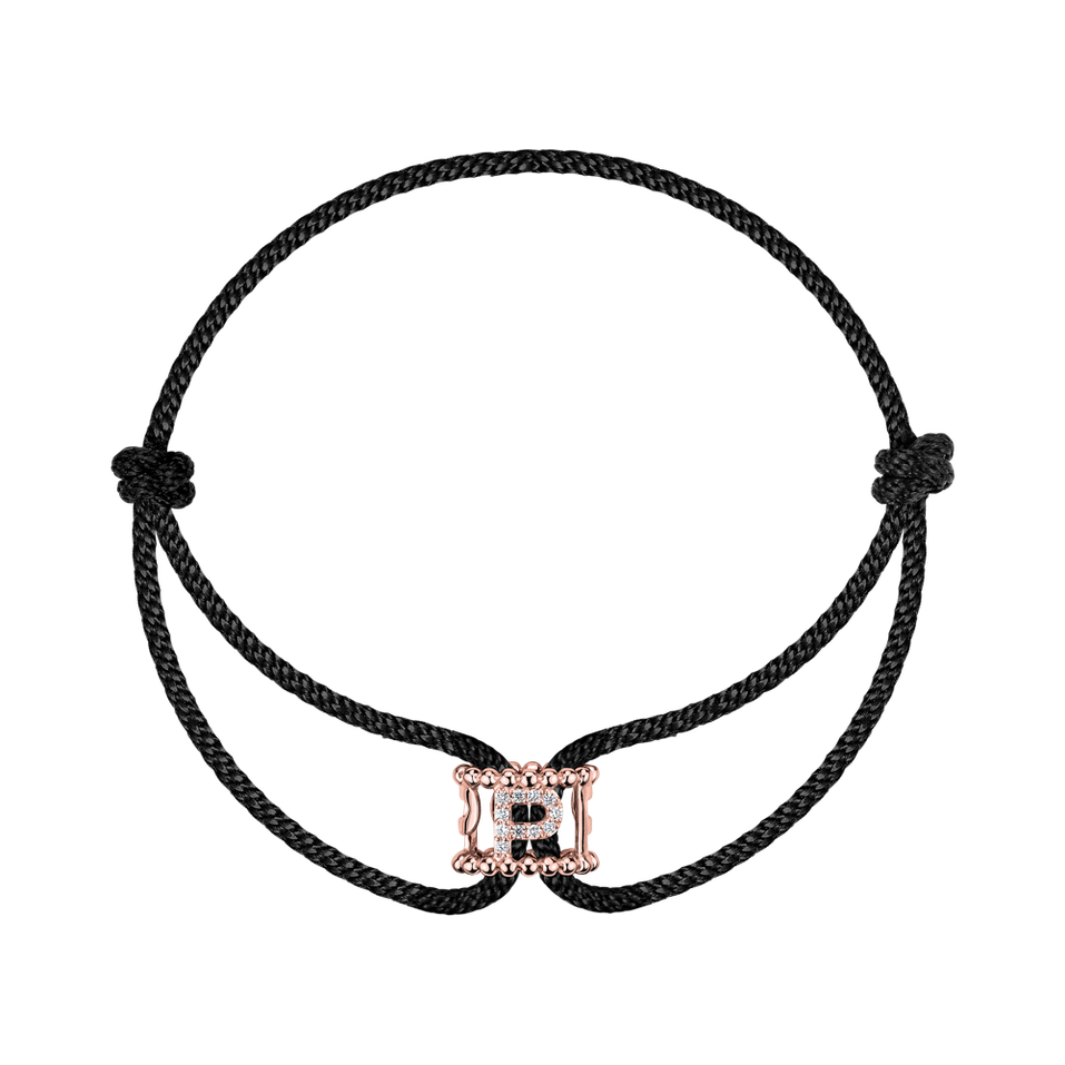 Diamond bracelet Magnificent Letter