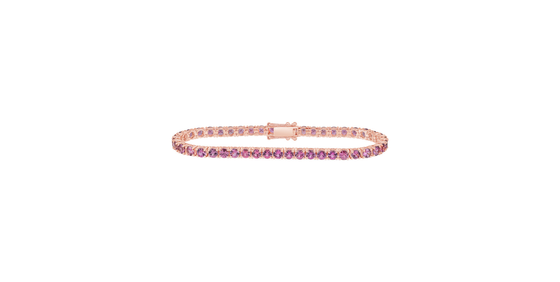 Bracelet with Rhodolite Infinite Glow