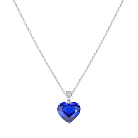 Diamond necklace with Tanzanite Euphoric Passion