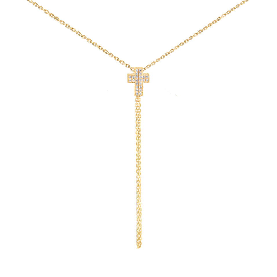 Diamond necklace Divine Cross