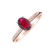 Diamond ring with Ruby Paulinne2