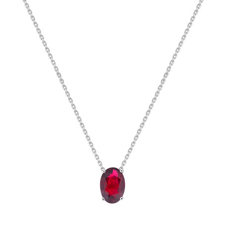 Necklace with Ruby Mystic Abyss