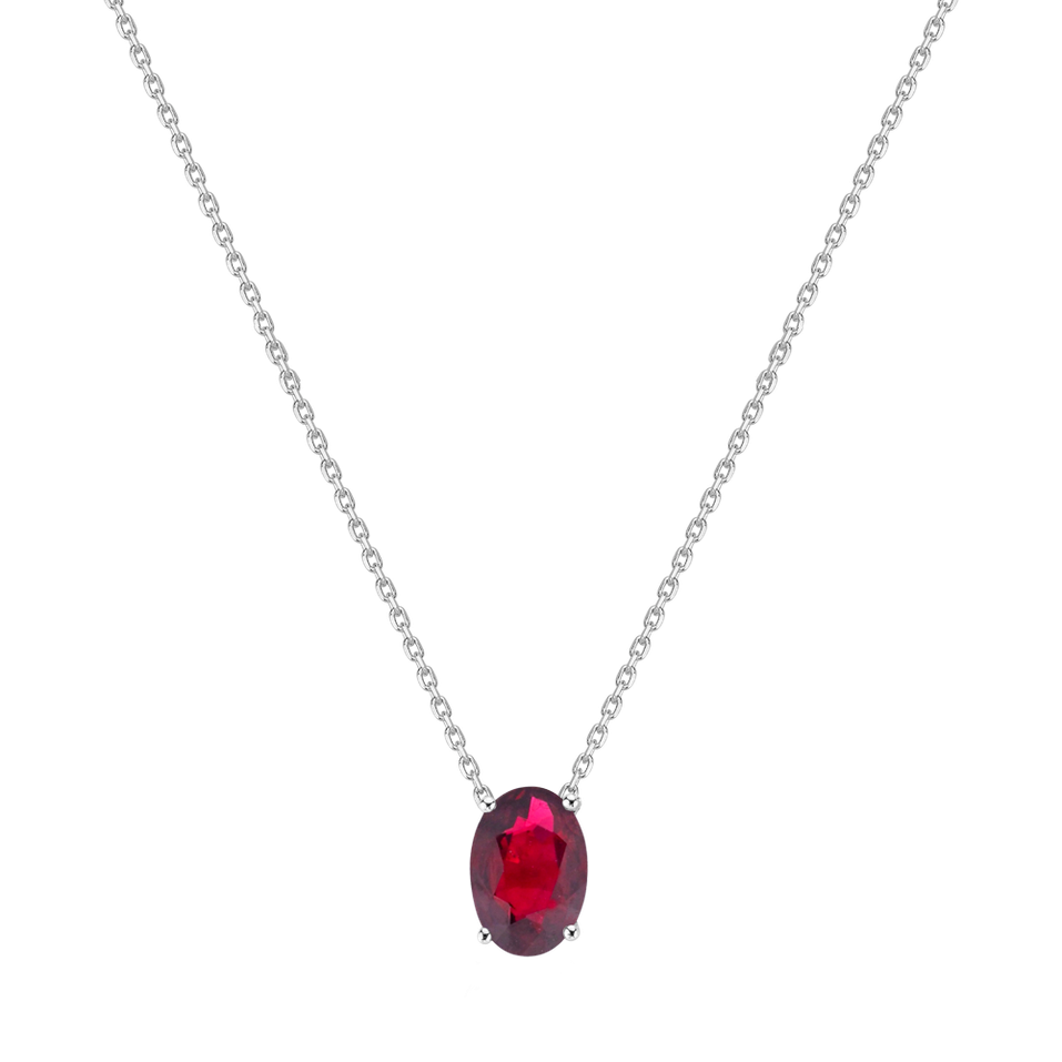 Necklace with Ruby Mystic Abyss