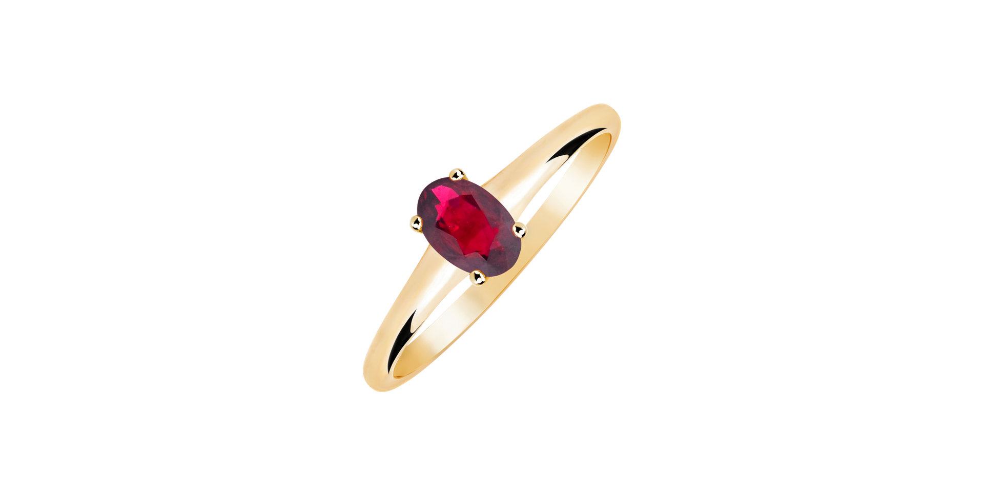 Ring with Ruby Mystic Abyss