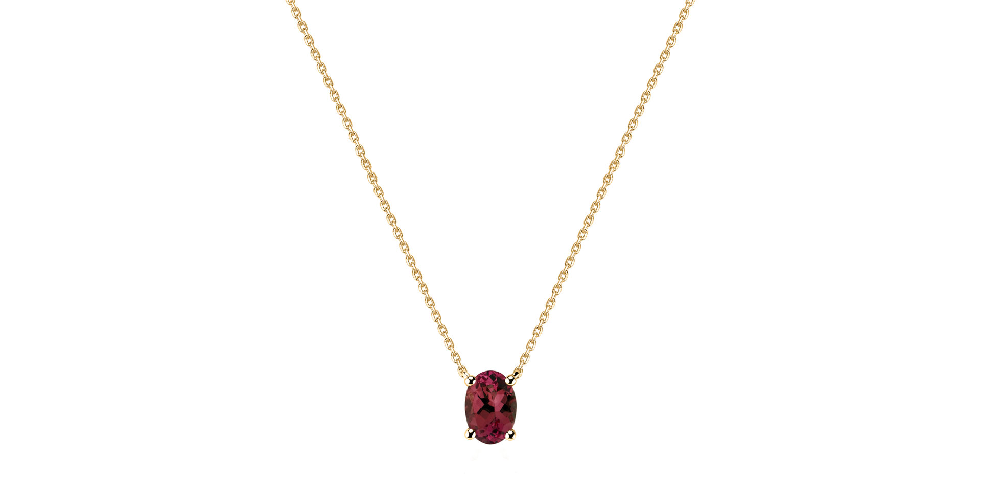 Necklace with Ruby Mystic Abyss