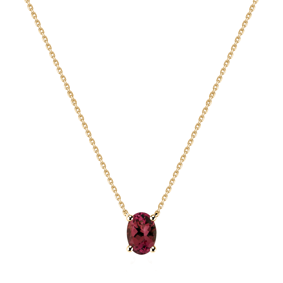 Necklace with Ruby Mystic Abyss