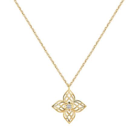 Diamond necklace Galactic Blossom