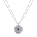 Diamond necklace with Tanzanite Sphere of Light2