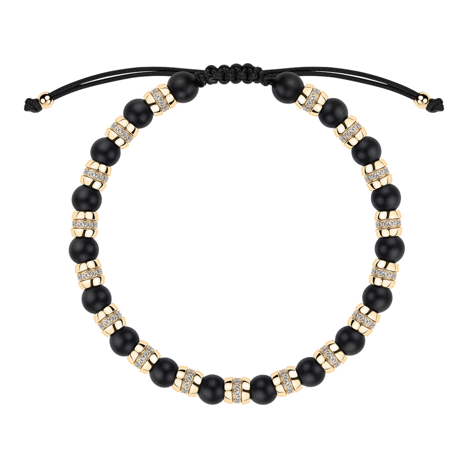 Diamond bracelet with Agates Noctrelia