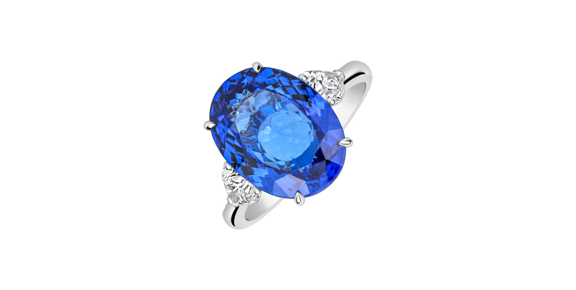 Diamond ring with Tanzanite Elvianne