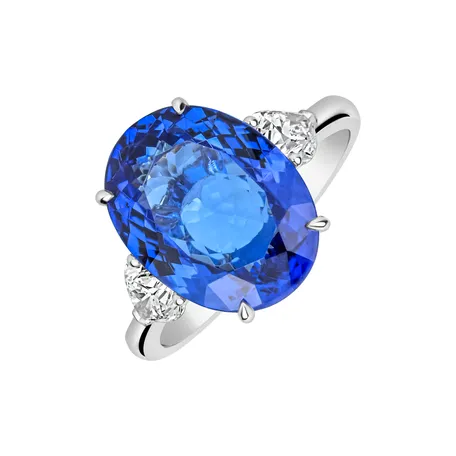 Diamond ring with Tanzanite Elvianne