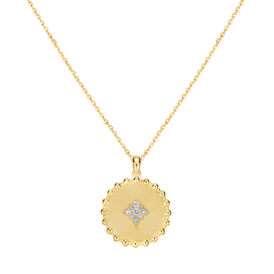 Diamond necklace Piece of Sun